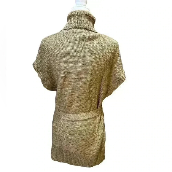 Eddie Bauer Tan Sweater Vest Cardigan Size L - Picture 3 of 6